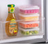 WonLiq 2 Pack-Plastic Sliced Cheese Storage Containers with lids Airtight Keeps Cheese Fresh and Delicious Cheese