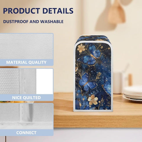 Butterfly Electric Can Opener Dust Cover, Floral Protective Cover for Kitchen Appliance