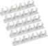 Spice Rack 36 Spice Gripper- Spice Racks Strips Cabinet Cabinet Door - Use Spice Clips for Spice Organizer - Stick or Screw Spice Storage Spice Clips by Sagler