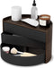 Umbra Moona Storage Box in Black/Walnut
