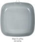 Goodful Ceramic Nonstick 11 Inch Grill Pan, Dishwasher Safe, Comfort Grip Stainless Steel Handle, Cream