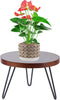 ESEHGS Plant Stand Indoor Outdoor, Wooden plant Stool, Mid Century Plant Stand for