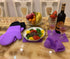 Silicone Oven Mitts and Pot Holders Set - MTZRFLL Extra Long Heat Resistant Gloves with Hot Pads and Mini Oven Mitts
