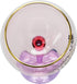 Pavilion Gift Company I Used To Be Hitched But I'm Better Now, 11 Oz Red Ombre & Gold Tipsy Stemmed Wine Glass