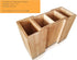 Bamboo Expandable Cooking Utensil Kitchen Tool Holder | Natural Spatula Spoon Caddy | Counter Stove Top Organizer by SplashSoup