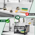 2 Set Sponge Holder for Kitchen Sink Organizer Caddy, Tier Dish Brush Scrubber Holder, Stainless Steel Sink Box Utensil