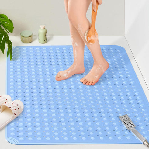 Yolife Extra Large TPE Shower Mat, 47.2" L x 31.5" W Anti