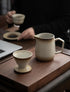 Pour Over Coffee Maker, Ceramic with 100 pcs V60 Paper Filter, 20oz/600ml Dripper in Retro Gold