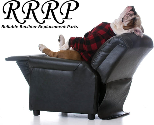 Reliable Recliner Replacement Parts Small Oval Black Plastic Pull Handle, Fits 3mm & 6mm Cables