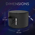 Throne Boss Gaming Footstool - Cover ONLY No Filling - Matching Bean Bag Chair Pouf/Ottoman - Round Gamer Foot Stool