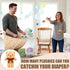 VioraWhite 22 Pcs Funny Bear Baby Shower Diapers Games Activities Fun Bridal Shower Games How Many Plushies Can You