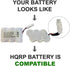 HQRP Battery Compatible with Bissell Perfect Sweep Turbo Cordless Carpet & Floor Vacuum Cleaner
