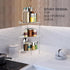 3 Bakzon Corner Shower Caddy, Tier Acrylic Shower Organizer Corner for Inside Shower, Rustproof Floor Standing Shower