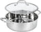 MyLifeUNIT Shabu Shabu Pot, 4.5 Qt 304 Stainless Steel Hot Pot with Divider, 11.8 Inches Soup Cookware