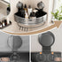 Structoline Caddy(1-Pack No-Drilling Corner Suction Cup Shower Gray),Rust-Proof and Durable Bathroom Organizer