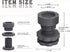 4Pcs Anti Vibration Pads for Washing Machine, Height Adjustable Shock and Noise Cancelling Pads