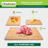 Freshware Wood Cutting Boards for Kitchen, Bamboo Set of 3, Juice Grooves, Easy Grip Handle