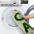 Get Naked Green Bath Mat Runner 18"x47" Non-Slip Shaggy Absorbent Machine Washable Bathroom Rug for Shower