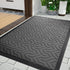 Yimobra Sturdy Door Mat, All-Season Non-Slip Outdoor Indoor Mat, Easy to Clean, 29.5 x 17 Inch, Grey