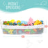 3 4 Comfylife Large Bath Toy Organizer Compartment Bath Toy Holder for Bathtub & Shower Quick-Dry Mesh with Strong