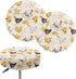 Boho Chicken Stool Seat Covers Round Stool Cushion Yellow Flower Slipcover Stool