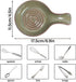 Spoon Rest for Kitchen, Ceramic Holder for Stove Top, Heat Resistant Utensil Rest, Dishwasher Safe, 3 Pack