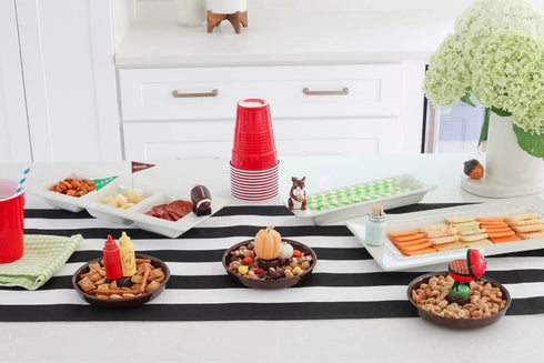 Nora Fleming Touchdown (Football) - Hand-Painted Ceramic Game Day Decor, Minis for Home & Office