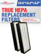 LifeSupplyUSA True HEPA Filter Replacement for Honeywell HEPAClean HRF-C2, Filter C Air Purifier (2-Pack)