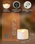 Homemory 48-Pack Flameless Tea Lights Candles, 200+ Hours Battery-Operated LED Fake Candles, White Base