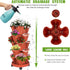 5 Vertical Strawberry Planter Tier Stackable Tower Herb Planters Stacking Outdoor Garden Planters Pot With Tools Mover