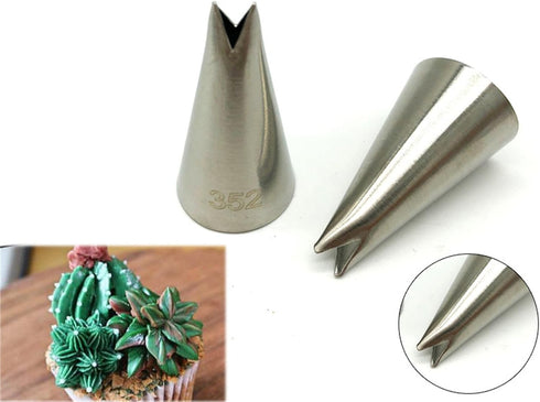 7-Piece Stainless Steel Piping Tips Set for Cake Decorating, Cookies, Cupcakes, Icing Tools