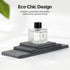 Razborci 3PCS Counter Gray,9"x 3.5" Water Absorbing Soap Dish Sponge Holder, Diatomite Stone Drying Tray Mat Sink Caddy