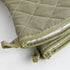 New Star Foodservice Oven Mitts Set of 2, Olive, Flame Retardant, 17-Inch, Up to 400F