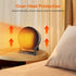 Dr.Prepare 600W Electric Ceramic Heater for Indoor Use, Portable Desk Heater for Office Bedroom, Fast Heating, Mini