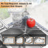 Counter Corner Sink Caddy Kitchen Sink Organizer, Silicone Wrapped Triangle Roll Up Dish Drying Rack Over Sink Drainer