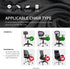 DIVA EN CAMINO DEC Stretchable Desk Chair Seat Cushion Covers - Universal Spandex Slipcover for Office Chair, Removable