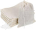 Pangda 30 Pack Cotton Muslin Drawstring Bags for Gifts (5 x 7 Inch)