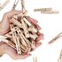 (Pack of 50) Wooden Clothespins - About 2-7/8" Long