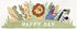 5.3FT,Animals 2'x5.3',Green ABREEZE Kids Runner Rug Area Rug Play Mat for Kids Non Skid Washable Animal Throw Rugs Cute