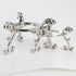 Set 2 of Silver-Plated Crystal Ball Stands for Air Plants