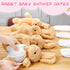 Seenelling 8 Sets Rabbit Blindfolded Diaper Changing Baby Shower Games Boys Girls Baby Dolls Diapers for Bridal Shower