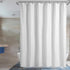 Barossa Design Waterproof Fabric Shower Curtain - Soft Cloth & Hotel Quality, Machine Washable (72x72 Inches)