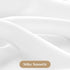 HOMEIDEAS Non-See-Through Sidelight Curtains, 2 Panels Privacy Semi Sheer Door Window Curtains, White