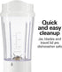 Hamilton Beach Portable Blender for Shakes and Smoothies, 14 Oz BPA Free Travel Cup, White (51101V)