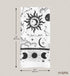 Karma Gifts KA101944 Black and White Boho Tea Towel, Cotton, Octopus 18" x 22"