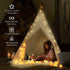 20 40 ANJAYLIA Star Lights FT LED Battery Operated String Lights with Remote for Bedroom Indoor & Outdoor, Party
