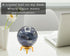 Iolite Crystal Ball with Stand - 2.5" Large Crystal Sphere for Meditation and Decorative Use