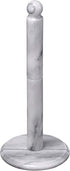 Creative Home Off-White Natural Marble Paper Towel Holder, 5.5" Diam. x 12.5" H (Color May Vary)