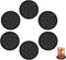 HFHOME Silicone Coasters Set for Drinks - 6 Pcs Cup Mat for