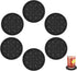HFHOME Silicone Coasters Set for Drinks - 6 Pcs Cup Mat for